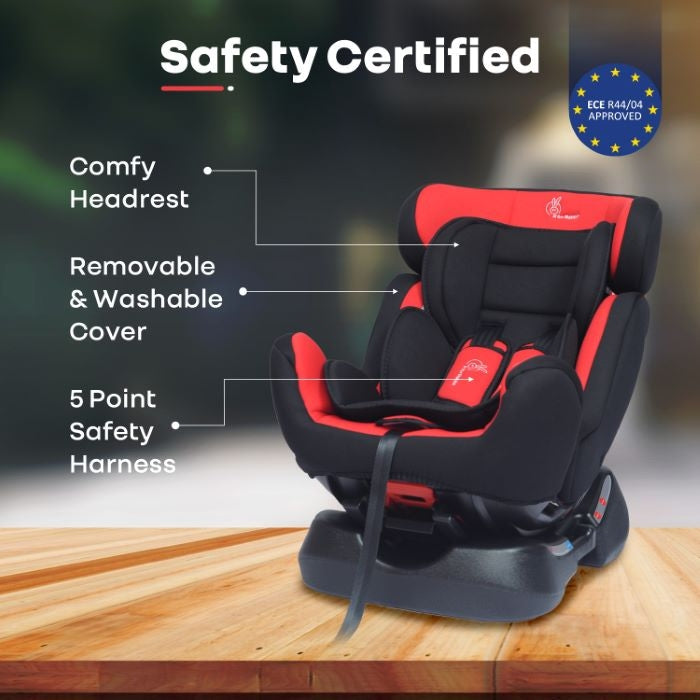 R For Rabbit Car Seat Jack N Jill Grand Red