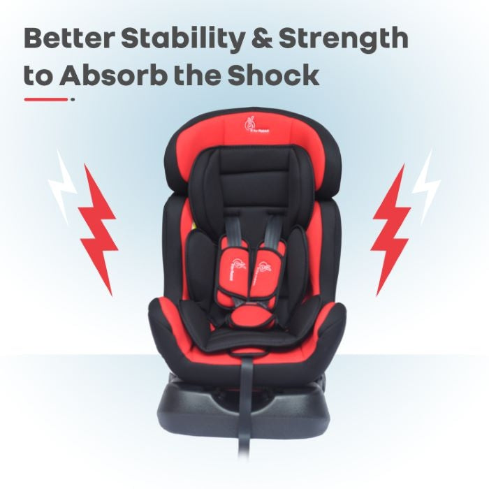 R For Rabbit Car Seat Jack N Jill Grand Red