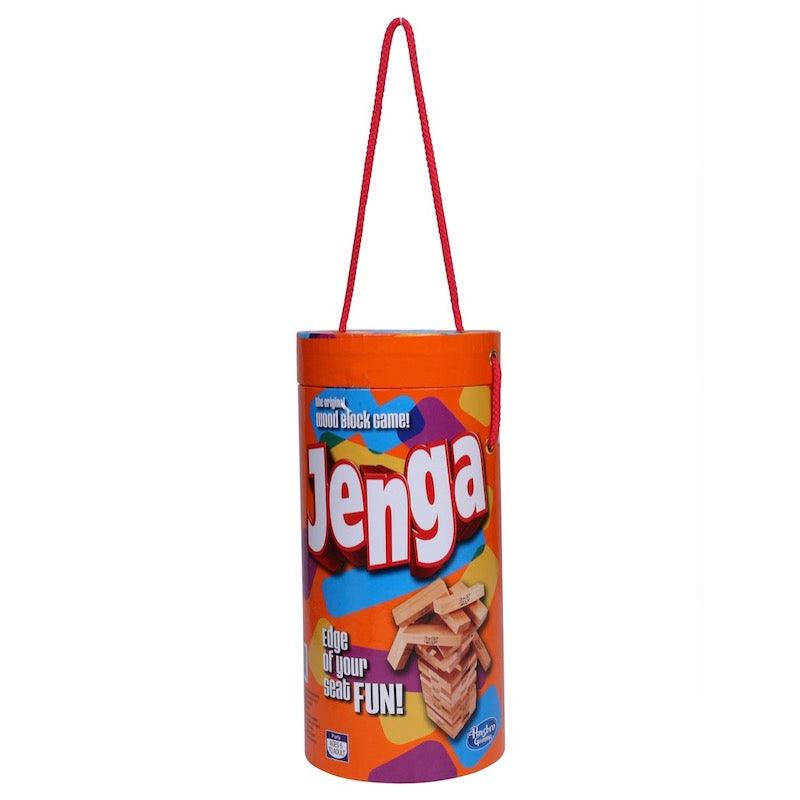 Hasbro Gaming Jenga Tube Pack; Hardwood Blocks; Stacking Tower Game For Kids Ages 6 And Up, 1 Or More Players