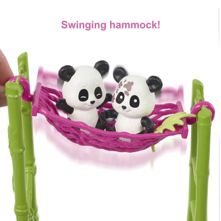 Barbie Panda Care And Rescue Playset With Doll And 20+ Accessories