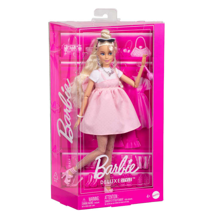 Barbie Deluxe Style Doll 3 in Pastel Pink Barbiecore