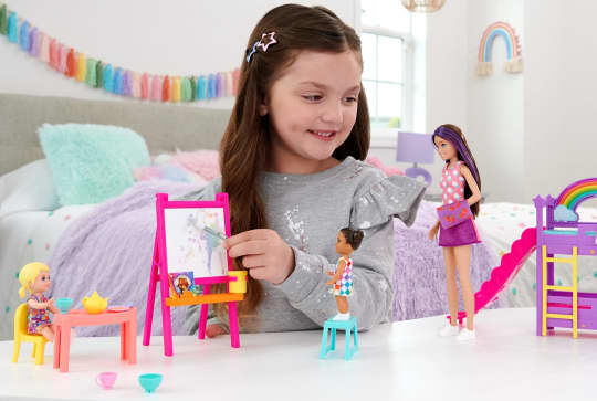 Barbie Skipper Babysitters Inc. Ultimate Daycare Playset with 3 Dolls & 15+ Accessories Multicolour