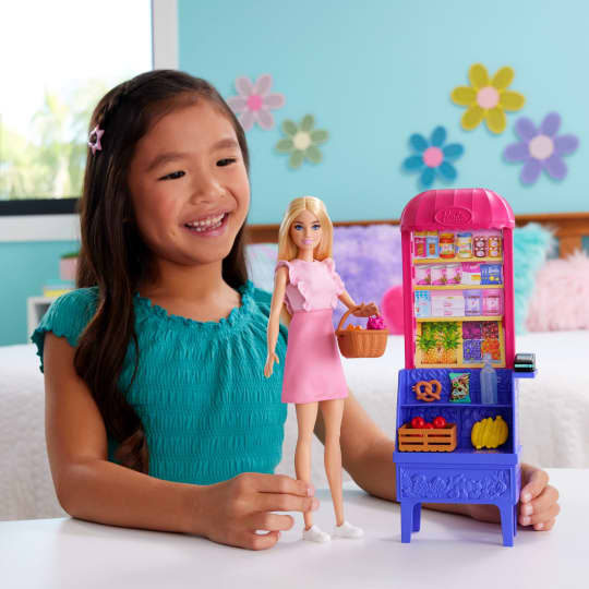 Barbie Recipe for Friendship Malibu at the Market Doll & Playset Standard Size Multicolour