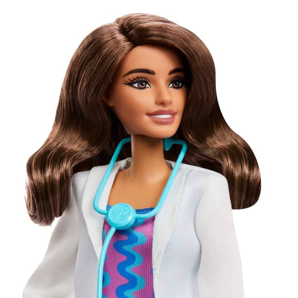 Barbie Careers Doctor Doll Wearing Removable Look With Stethoscope