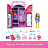 Barbie Chelsea Doll & Closet Playset Standard Size Multicolour