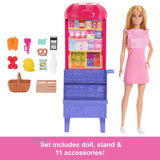 Barbie Recipe for Friendship Malibu at the Market Doll & Playset Standard Size Multicolour