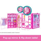 Barbie Dream Closet Doll & Playset 3 ft Wide Pink