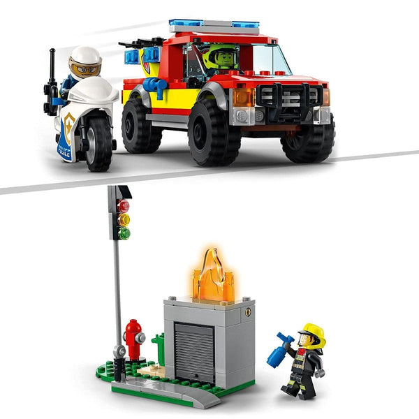 LEGO City Fire Rescue & Police Chase 5+ 295Pcs 60319
