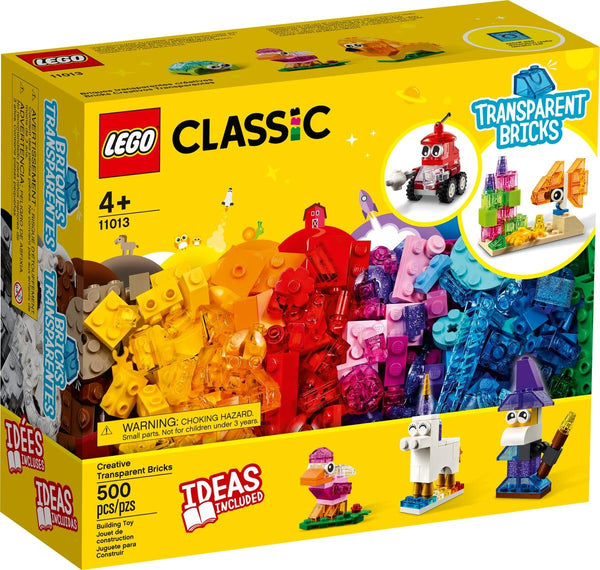LEGO Classic Creative Transparent Bricks 4+ 500Pcs 11013