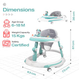 R For Rabbit Baby Walker Little Feet Plus Green
