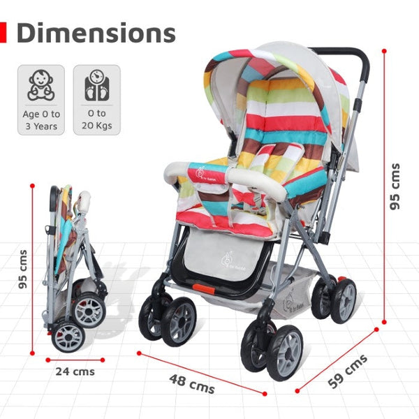 R For Rabbit Stroller Lollipop Lite Rainbow