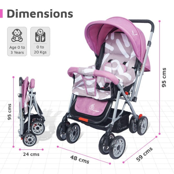 R For Rabbit Stroller Lollipop Lite Purple