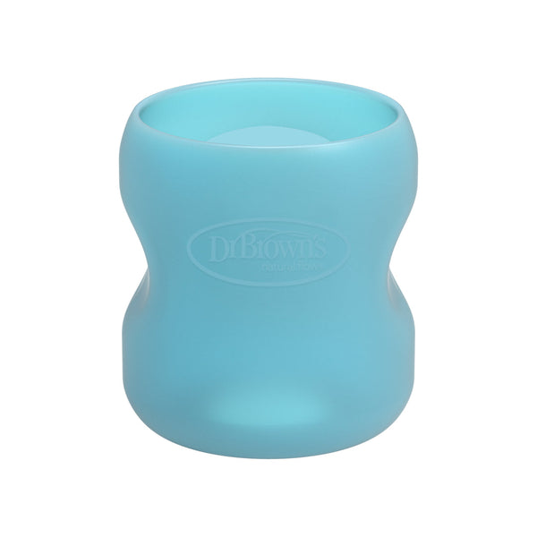 Dr. Brown's Natural Flow Options+ Wide-Neck Glass Bottle Silicone Sleeves Blue 5 oz 150ML (Copy)