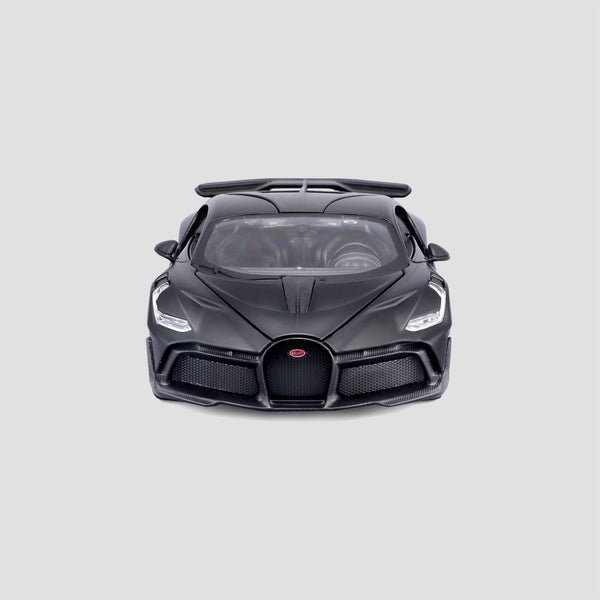 Maisto 1:24 Bugatti Divo Matte Black Licensed Diecast Scale Model Collectible Car