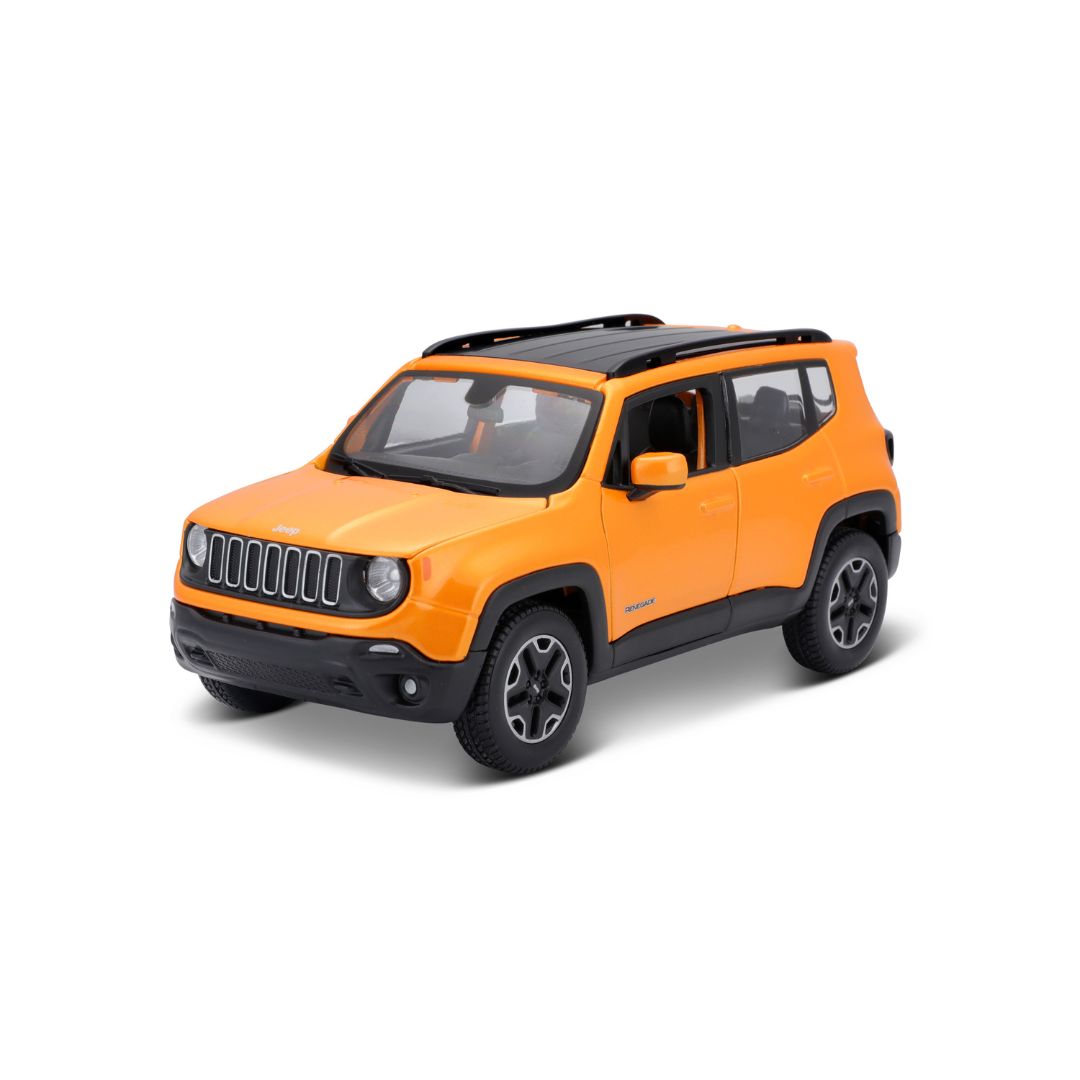 Maisto Jeep Renegade Diecast Scale Model Car 1:24 Orange