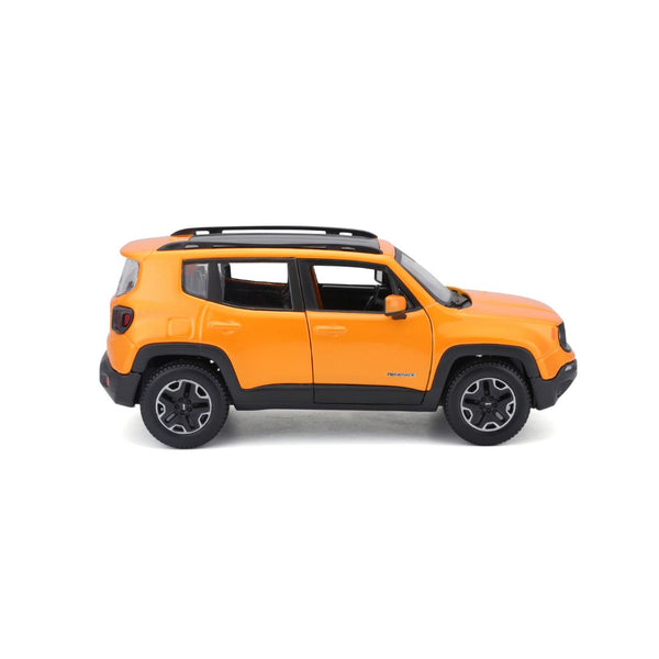 Jeep Renegade Orange 1:24 Maisto Licensed Diecast Scale Model Car