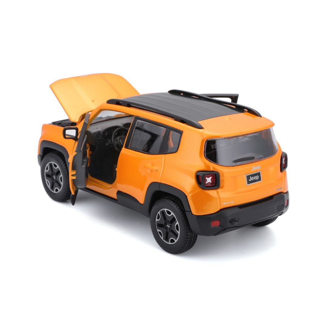 Maisto Jeep Renegade Diecast Scale Model Car 1:24 Orange