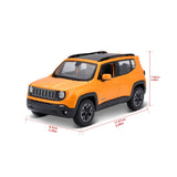 Maisto Jeep Renegade Diecast Scale Model Car 1:24 Orange