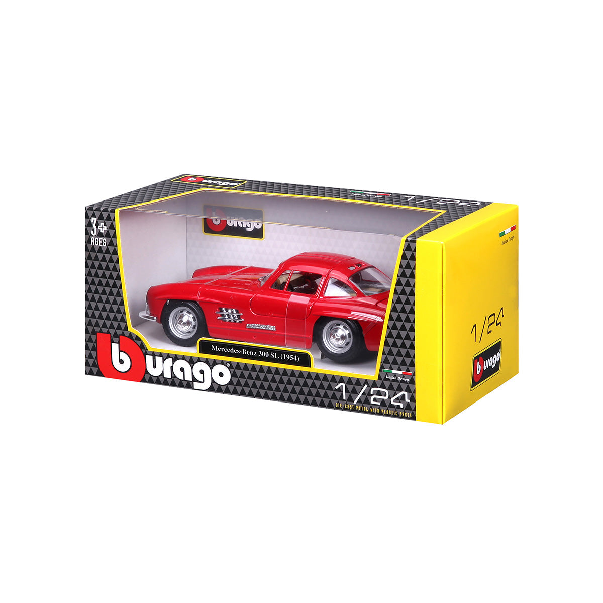 Bburago - 1:24 - 1954 Mercedes-Benz 300 SL - Assorted