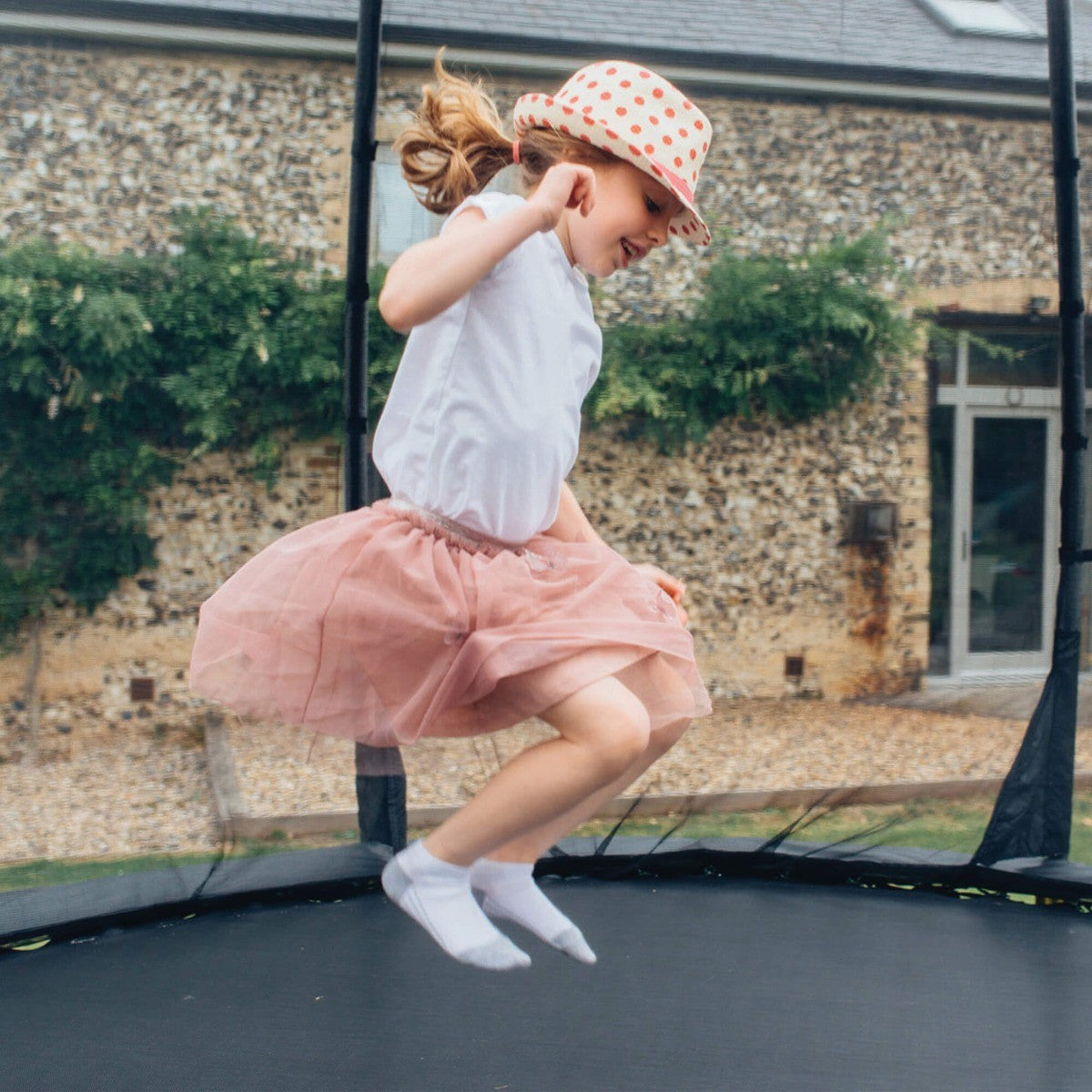 Plum Magnitude Trampoline And Enclosure