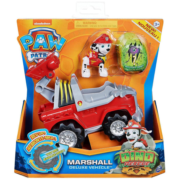 Paw Patrol Dino Rescue Marshalls Deluxe Rev Up Vehicle