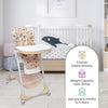 R For Rabbit High Chair Marshmallow Beige