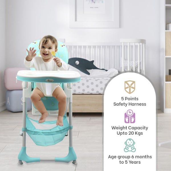 R For Rabbit High Chair Marshmallow Green
