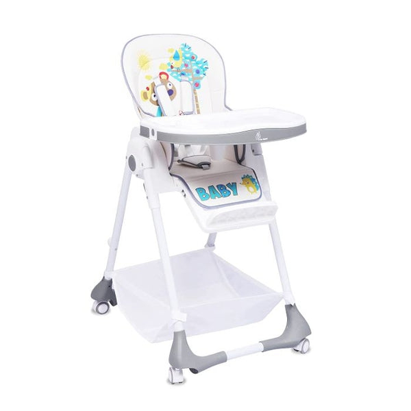R For Rabbit High Chair Marshmallow Grey