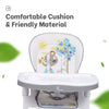 R For Rabbit High Chair Marshmallow Grey