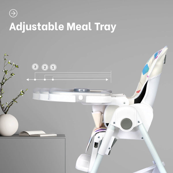 R For Rabbit High Chair Marshmallow Abstract White