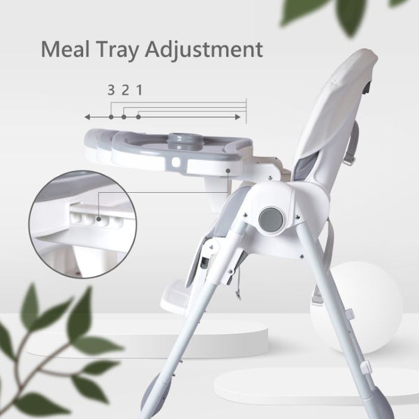 R For Rabbit High Chair Marshmallow Lite Grey