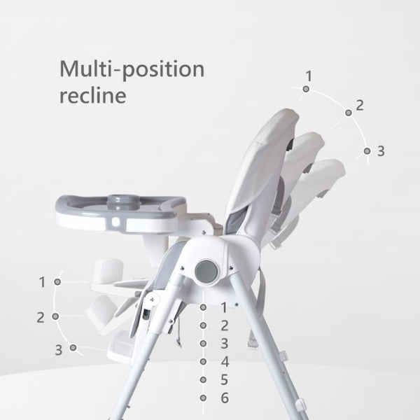 R For Rabbit High Chair Marshmallow Lite Grey