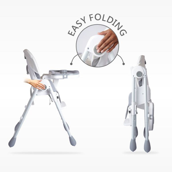 R For Rabbit High Chair Marshmallow Lite Grey