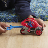 Marvel Spider-Man Rip N Go Stunt Vehicle 6-Inch 4Y+ – Red Blue