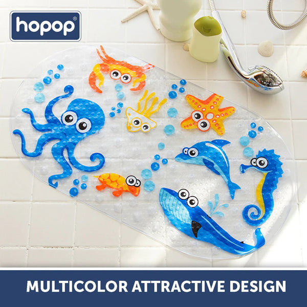 Hopop Non Slip Bath Mat - Frog