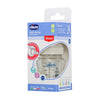Chicco Well-Being Glass Feeding Bottle 120ml, Slow Flow Neutral 0M+
