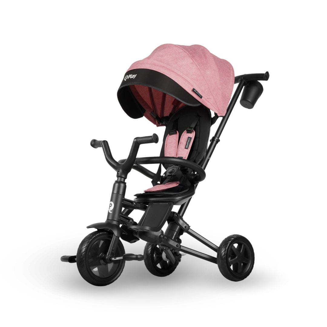 QPlay Nova Niello Foldable Trike 10–72 Months Pink