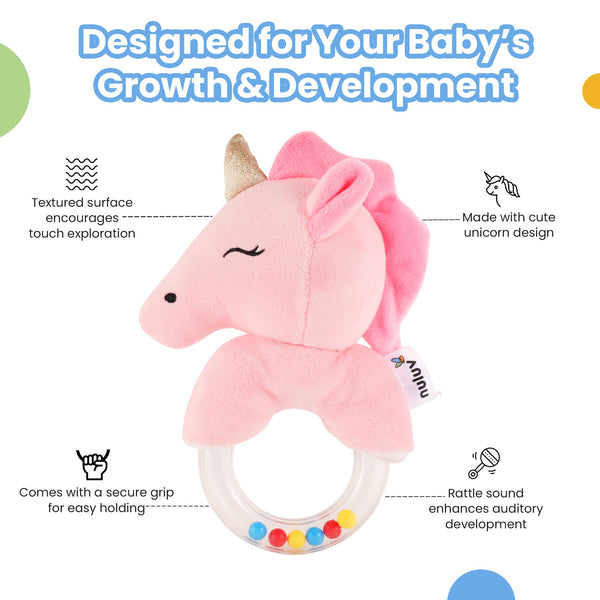 Nuluv Unicorn Ring Rattle
