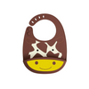 Skip Hop Zoo Fold & Go Silicone Bib Giraffe