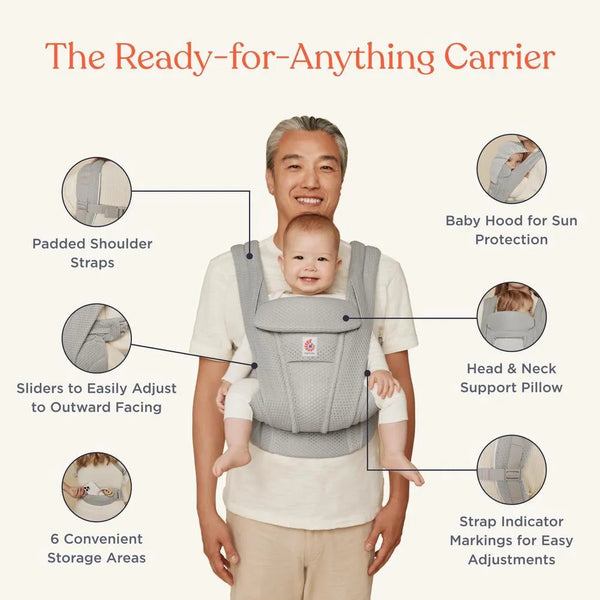 Ergo Baby Omni Deluxe Carrier - Graphite Grey