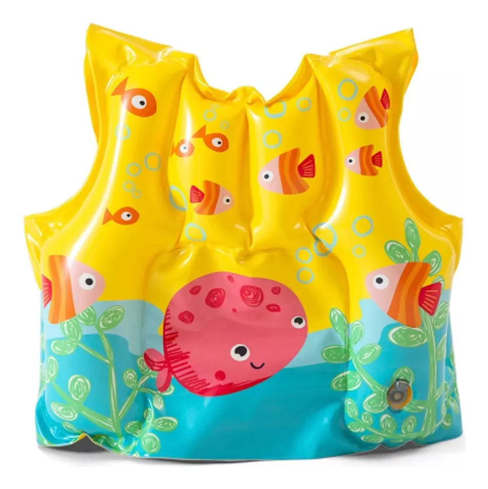 Intex Tropical Buddies Swim Vest 3–5Y – Multicolor