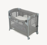 Joie Kubbie™ Sleep Bedside Crib & Travel Cot – Foggy Grey