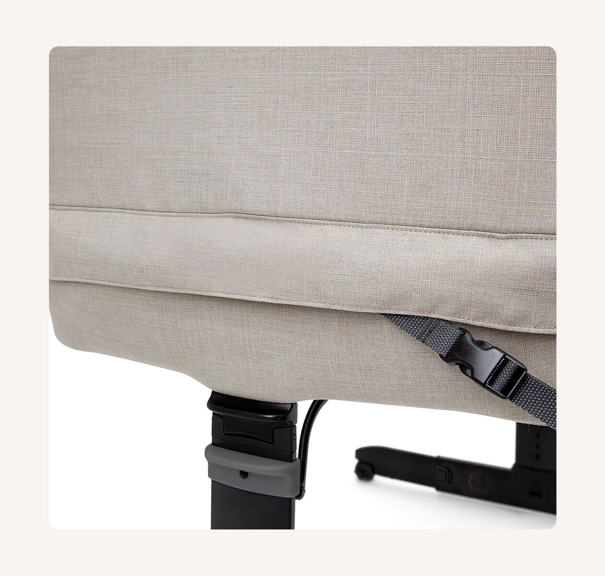 Joie Roomie™ Go Travel Bedside Crib – Clay