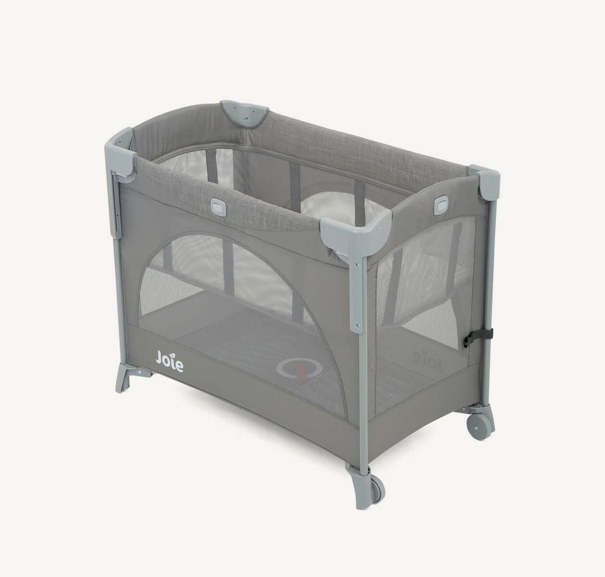 Joie Kubbie™ Sleep Bedside Crib & Travel Cot – Foggy Grey