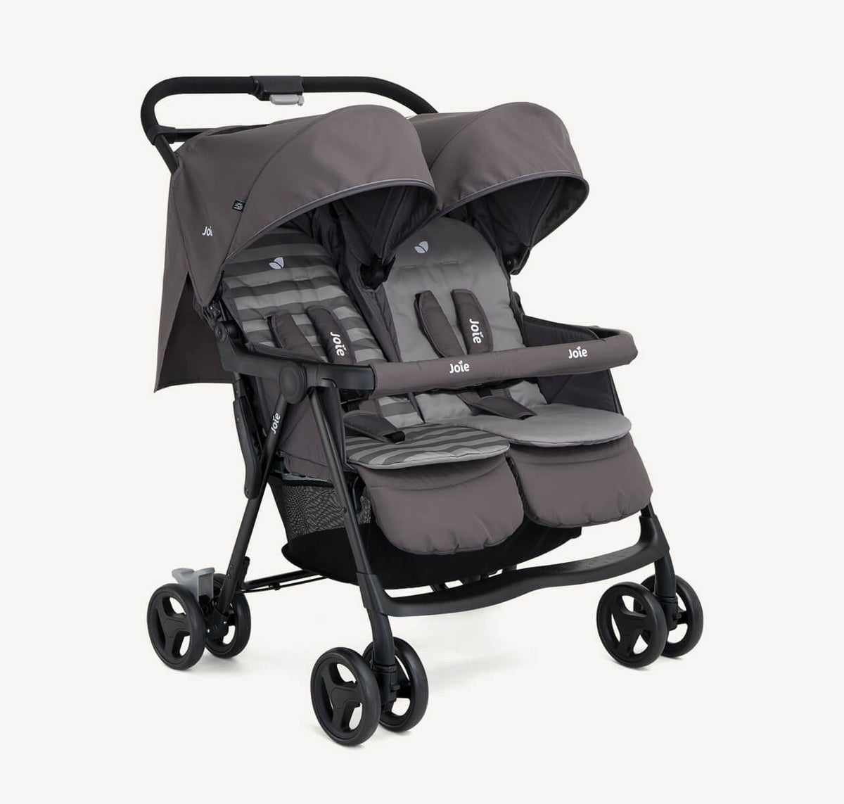 Joie Aire™ Twin Double Stroller – Dark Pewter