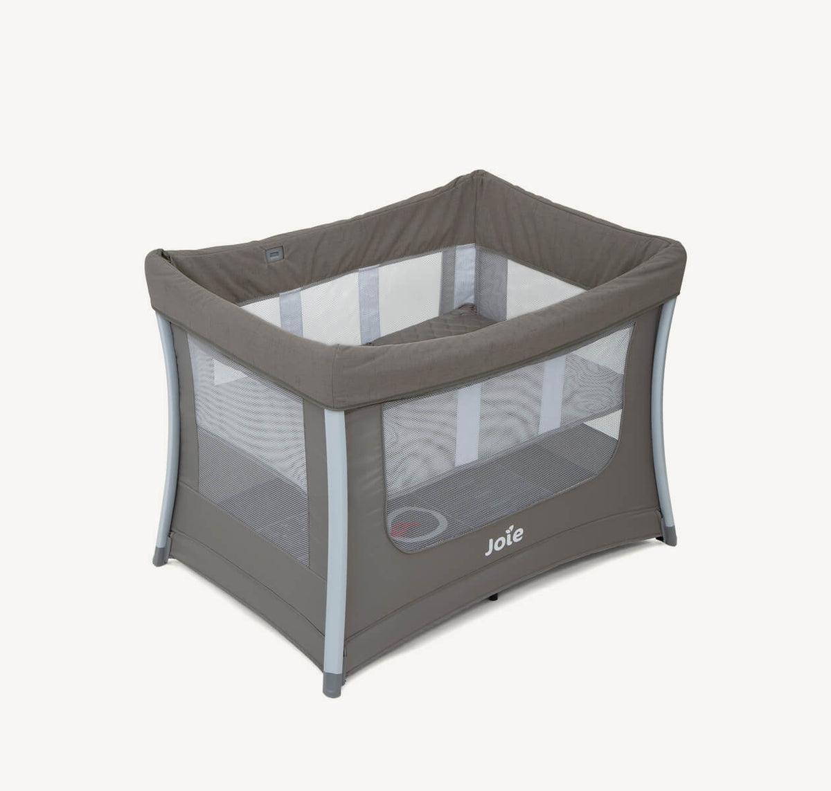 Joie Illusion™ Travel Cot with Bassinet & Changer – Nickel