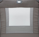 Joie Illusion™ Travel Cot with Bassinet & Changer – Nickel