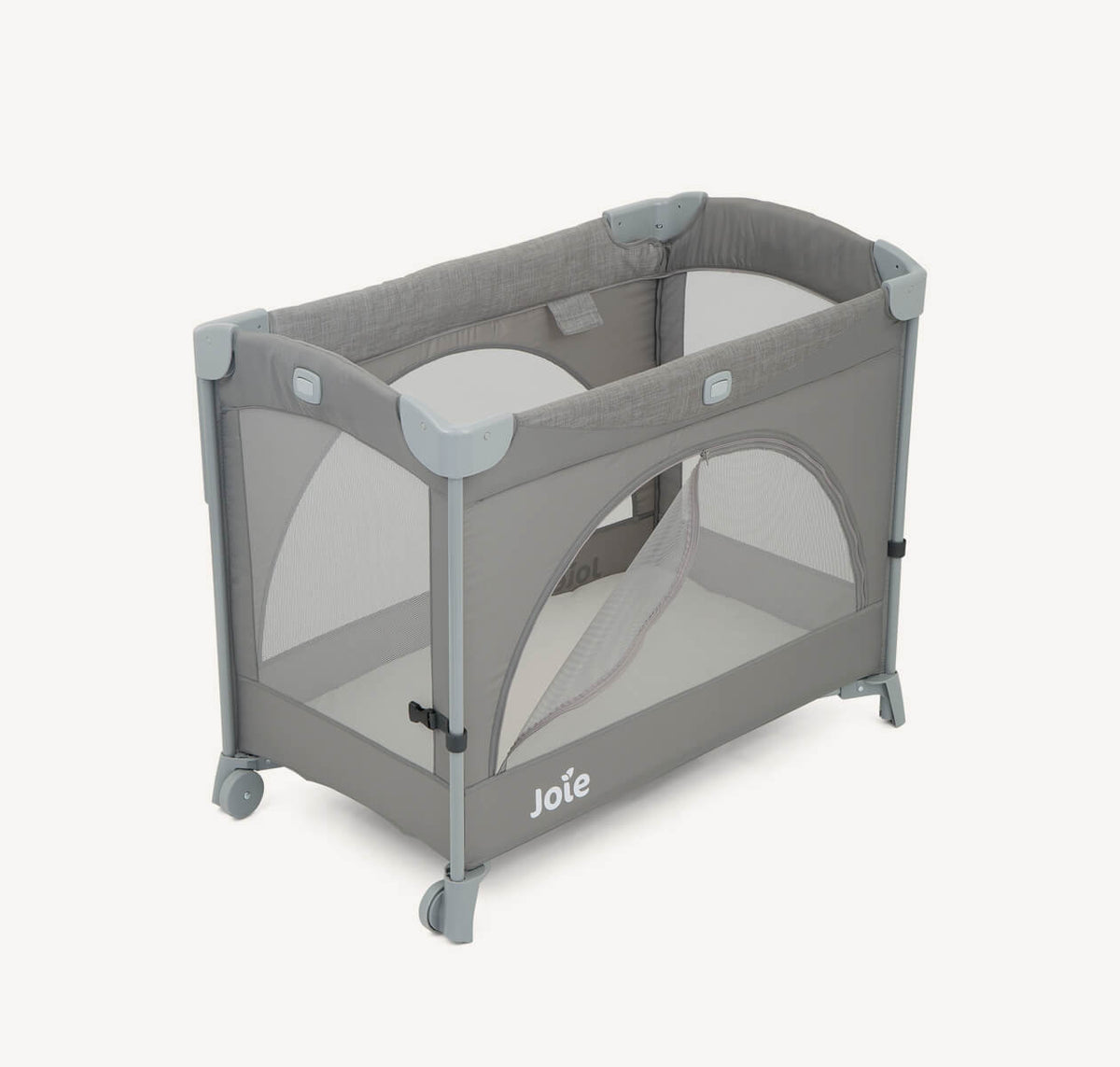 Joie Kubbie™ Sleep Bedside Crib & Travel Cot – Foggy Grey