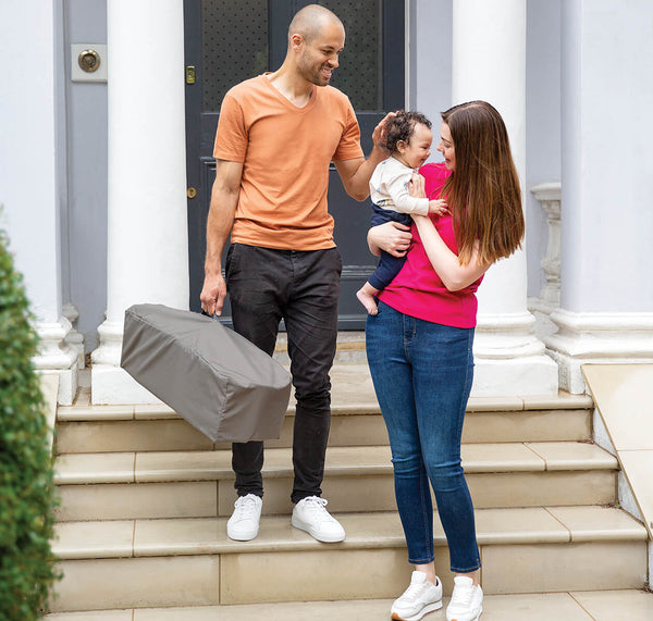 Joie Kubbie™ Sleep Travel Cot - Foggy Grey