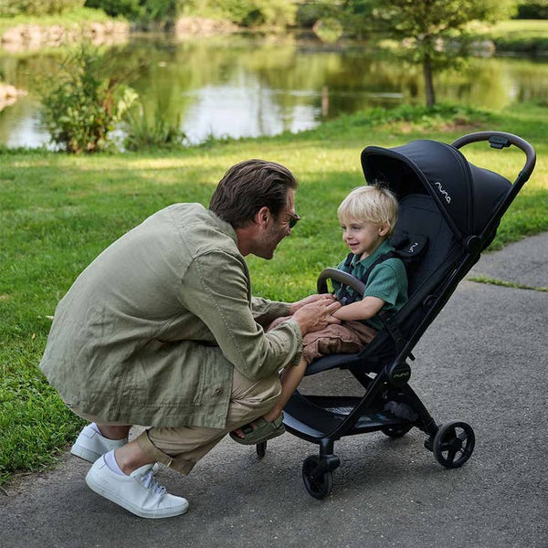 Nuna VIAA™ cabn Ultra-Compact Cabin Stroller Birth to 22kg Seasalt